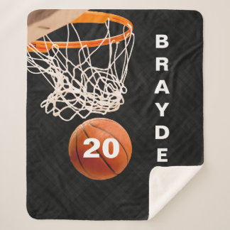 Individuelle Name und Nummer Basketball Sherpa Bla Sherpadecke