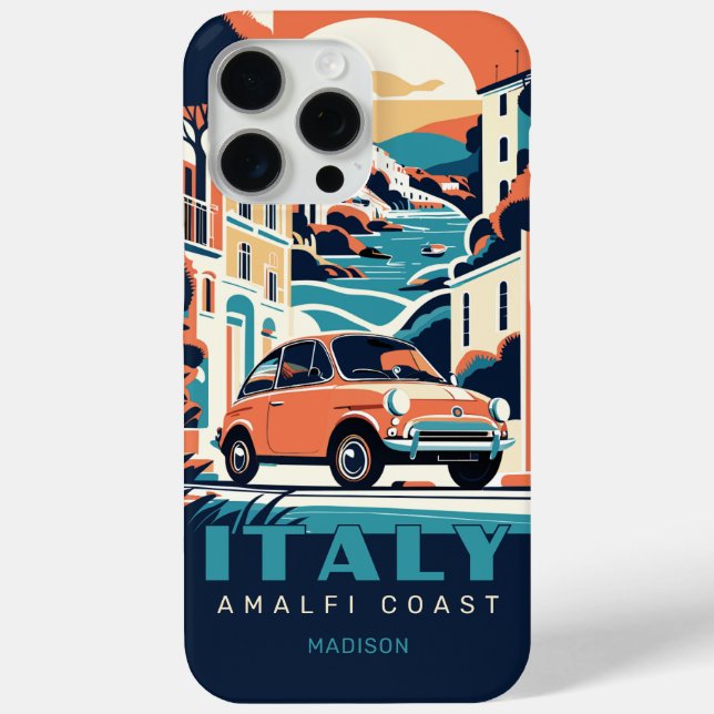 Individuelle Name und Text Italien Case-Mate iPhone Hülle (Rückseite)