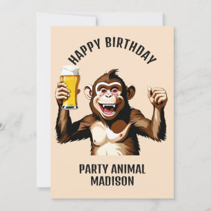 Individuelle Name und Text Party Tier
