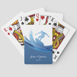Individuelle Name und Text Spielkarten