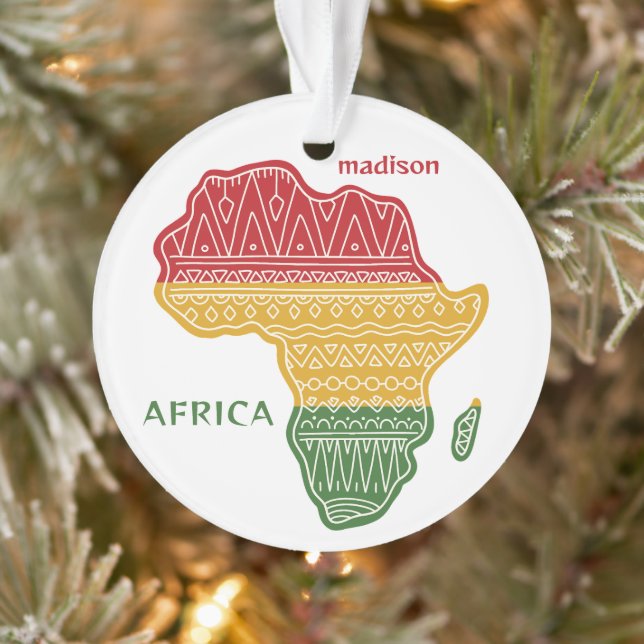 Individuelle Name und Textafrika Ornament (Baum)
