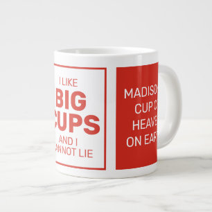 Individuelle Name und Texte Jumbo-Tasse