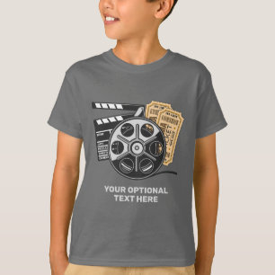 Individuelle Name- und Textfilm T-Shirt