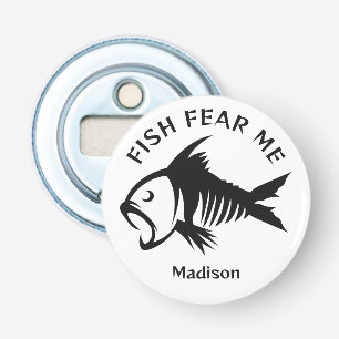 Individuelle Name- und Textfisch Flaschenöffner