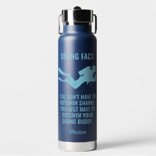 Individuelle Name- und Textskuba Trinkflasche