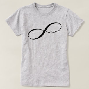 Individuelle Name Unendlichkeit Symbol T - Shirt