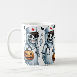 Individuelle Name unheimlich Halloween Geisterschw Kaffeetasse