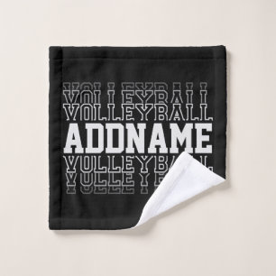 INDIVIDUELLE NAME Vanishing Volleyball Logoteam Badhandtuch Set