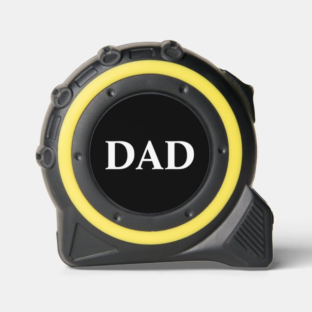 Individuelle Name Vatertag Vater Maßband (Vorderseite)