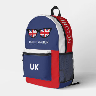 Individuelle Name Vereinigtes Königreich Bedruckter Rucksack