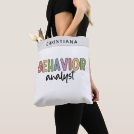 Individuelle Name-Verhaltensanalyst Tasche