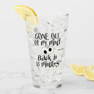 individuelle Name "Verschwinde aus meinem Kopf" Glas