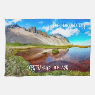 Individuelle Name Vestrahorn Mountains, Island Geschirrtuch