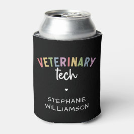 Individuelle Name Veterinary Tech | Tierarzt Dosenkühler