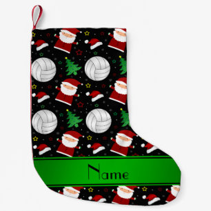 Individuelle Name-Volleyball-Weihnachtsmuster Kleiner Weihnachtsstrumpf