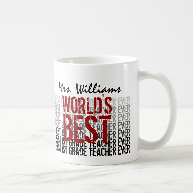 Individuelle Name W1318 mit der besten Stufe der W Tasse (Rechts)