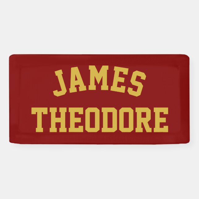 Individuelle Name Wall Art Personalisiert Kinderzi Banner (Horizontal)