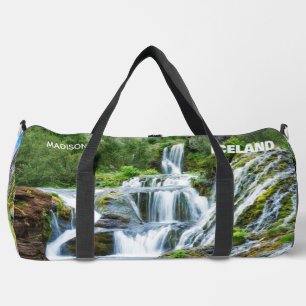 Individuelle Name Wasserfälle in Island Duffle Bag