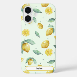 Individuelle Name Wasserfarben iPhone 16 Hülle