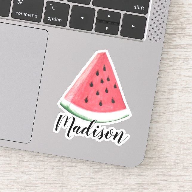 Individuelle Name Watermelon Aufkleber (Detail)
