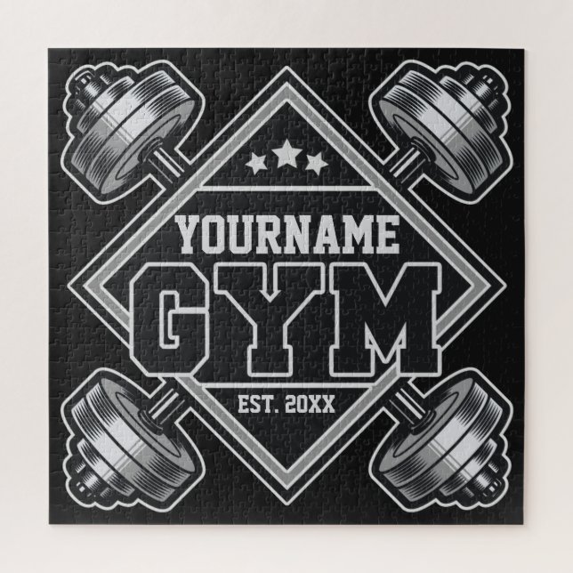 Individuelle Name Weightlift Zuhause Crossfit Gym (Vertikal)