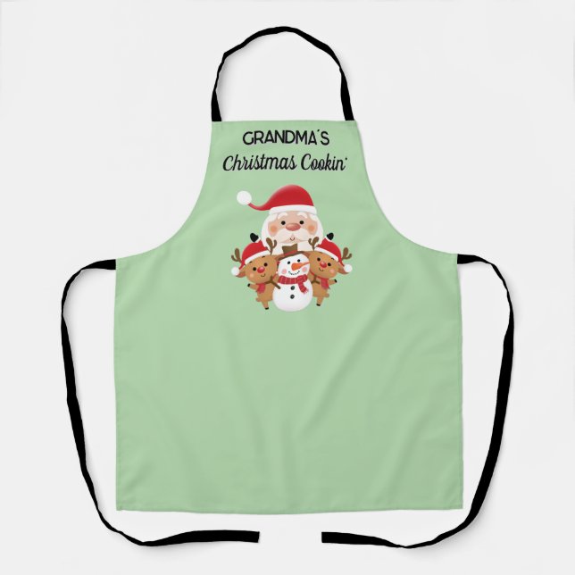 Individuelle Name! Weihnachtsgeschenk Schürze (Vorderseite)