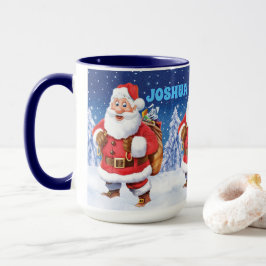 Individuelle Name Weihnachtskaffee Tasse, Jolly Sa Tasse
