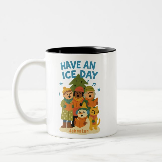 Individuelle Name Weihnachtslieder Tasse Haben Sie (Links)