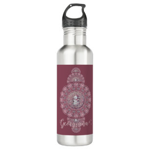 Individuelle Name Whimsical Snowman Ornamental Man Edelstahlflasche