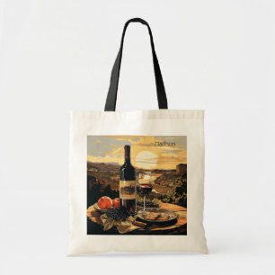 Individuelle Name Wine Lover Tragetasche