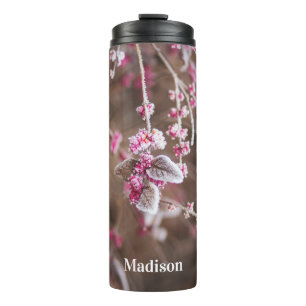Individuelle Name Winter Frost Thermosbecher
