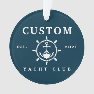 Individuelle Name Yachtdekoration, individuelle Ya Ornament