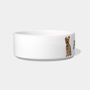 Individuelle Name Yorkshire Terrier Dog Tier Napf