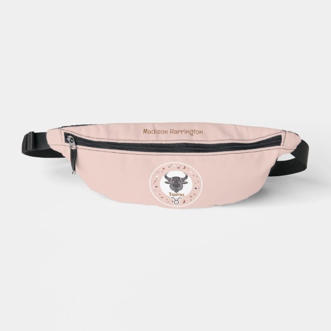 Individuelle Name Zodiac Sign Taurus Bauchtasche (Vorderseite)