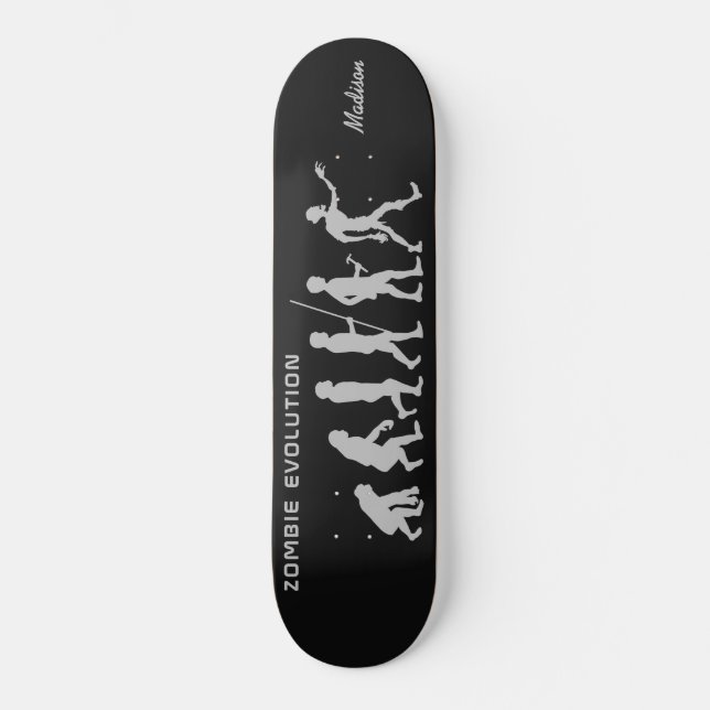 Individuelle Name Zombie Evolution Skateboards (Vorderseite)