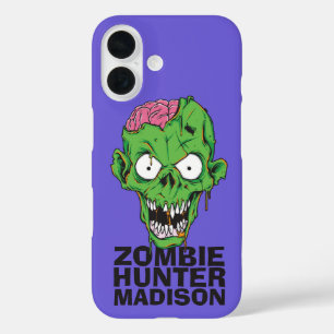 Individuelle Name Zombie Hunter Telefonfälle iPhone 16 Hülle