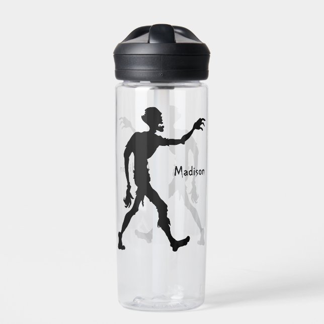 Individuelle Name Zombie Trinkflasche (Vorderseite)