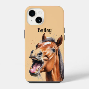 Individuelle Name Zuchtpferde iPhone 14 Hülle