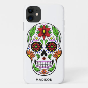 Individuelle Name Zucker Skull Telefongehäuse Case-Mate iPhone Hülle