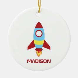 Individuelle Name zum Starten des Raketenabwehrsys Keramik Ornament