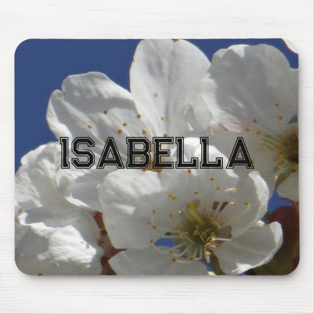Individuelle Name-Zwischenablage Mousepad (Vorne)