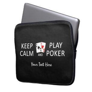 Individuelle Notebook-Ärmel für CALM & PLAY POKER  Laptopschutzhülle