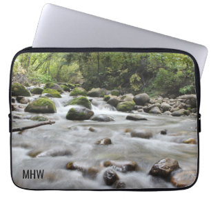 Individuelle Notebook-Ärmel für Forest Stream Laptopschutzhülle