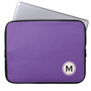 Individuelle Notebook-Ärmel mit Monogramm und Farb Laptopschutzhülle