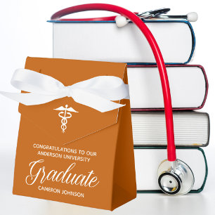 Individuelle Orange Medical School Graduation Part Geschenkschachtel