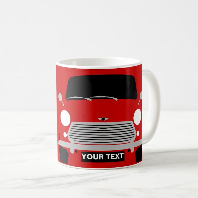 Individuelle Personalisierung der Miniwagen-Tasse Kaffeetasse (VorderseiteRechts)