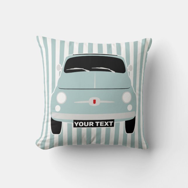 Individuelle Personalisierung des Vintagen klassis Kissen (Vorderseite)