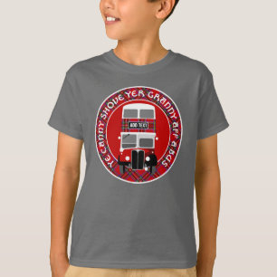 Individuelle Personalisierung des Vintagen Tartan- T-Shirt