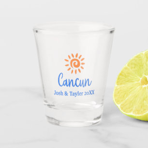 Individuelle persönliche Flitterwochen in Cancun  Schnapsglas