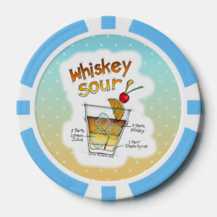 INDIVIDUELLE POKERCHIPS - WHISKEY SOUR REZEPT KUNS